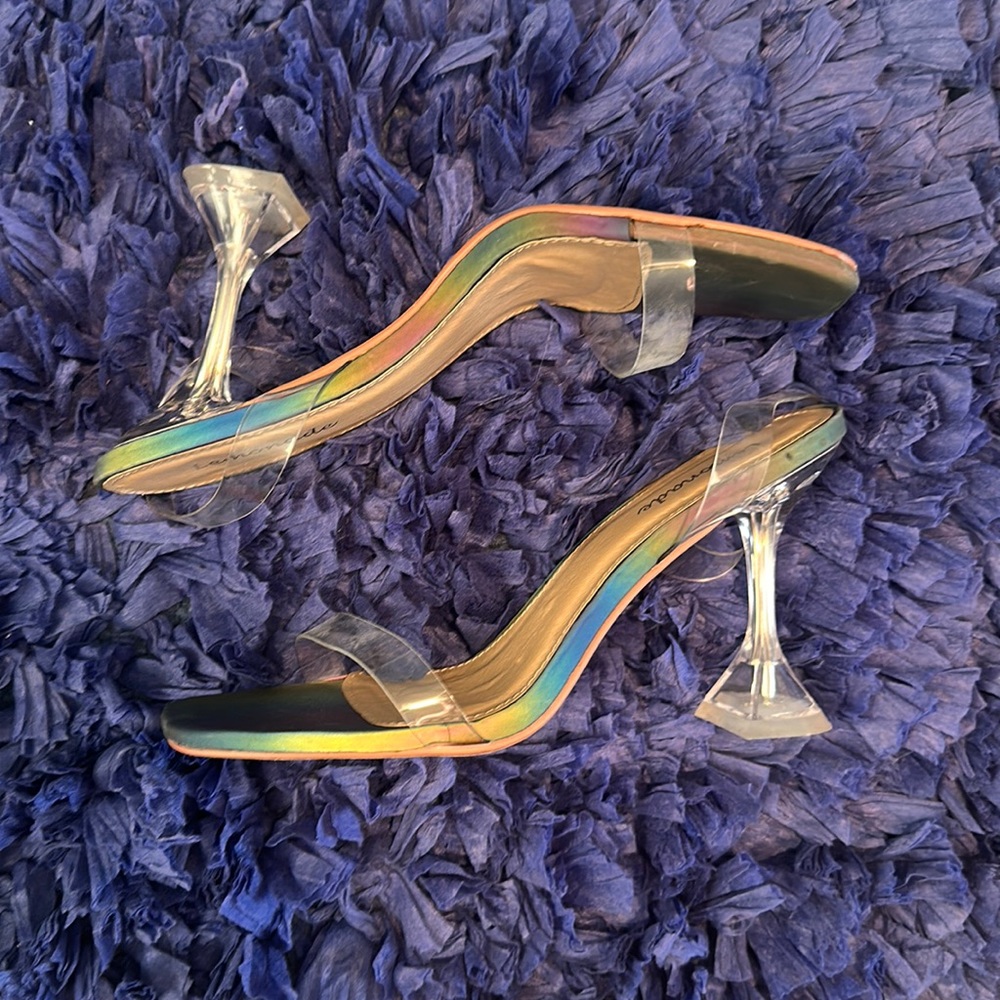Lemonade Clear Rainbow Sandals